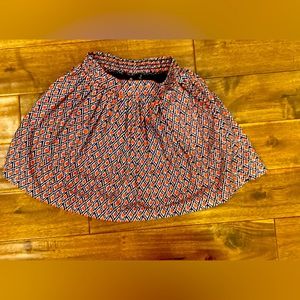Adorable skirt girl’s navy blue and red